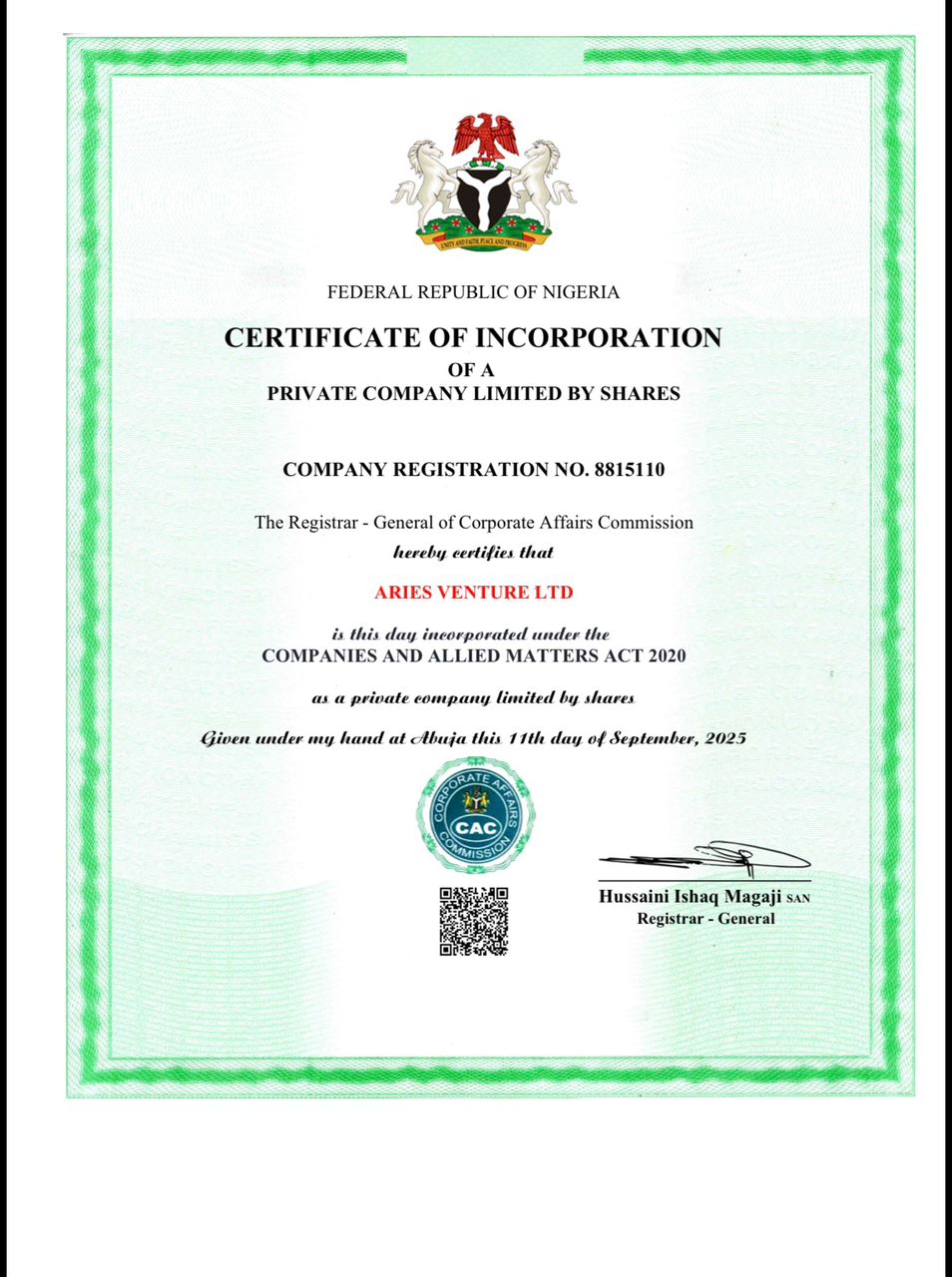 ‌Formaldehyde Test Report‌